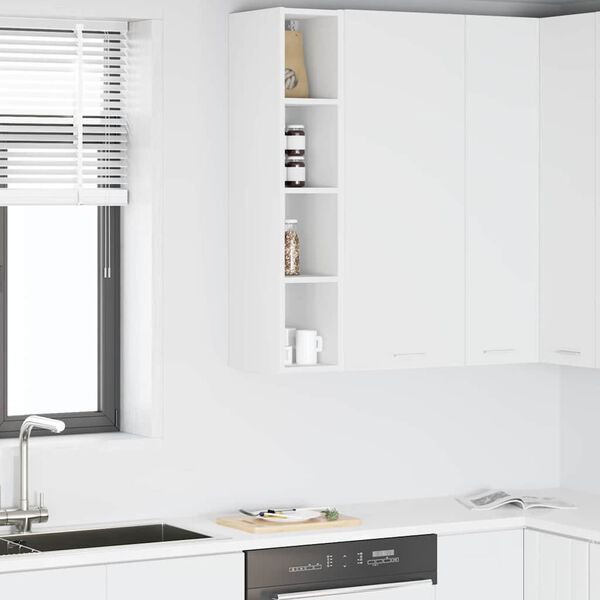 vidaXL Hanging Cabinet White 20 x 29.5 x 100 cm Engineered Wood