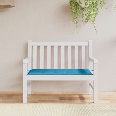 vidaXL Garden Bench Cushion Blue 100x50x3 cm Oxford Fabric