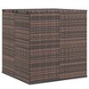 vidaXL Garden Cushion Box PE Rattan 100x97.5x104 cm Brown
