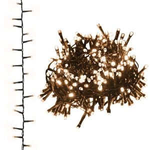 vidaXL Compact LED String with 400 LEDs Warm White 13 m PVC