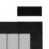 vidaXL Insect Door Curtain 210 x 100 cm 2 pcs Magnet Black