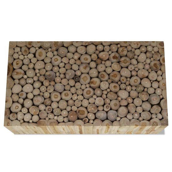 vidaXL Coffee Table Genuine Teak 90x50x30 cm
