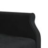 vidaXL L-shaped Sofa Bed Black 271x140x70 cm Velvet