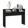 vidaXL Console Table Black 105x30x80 cm Engineered Wood