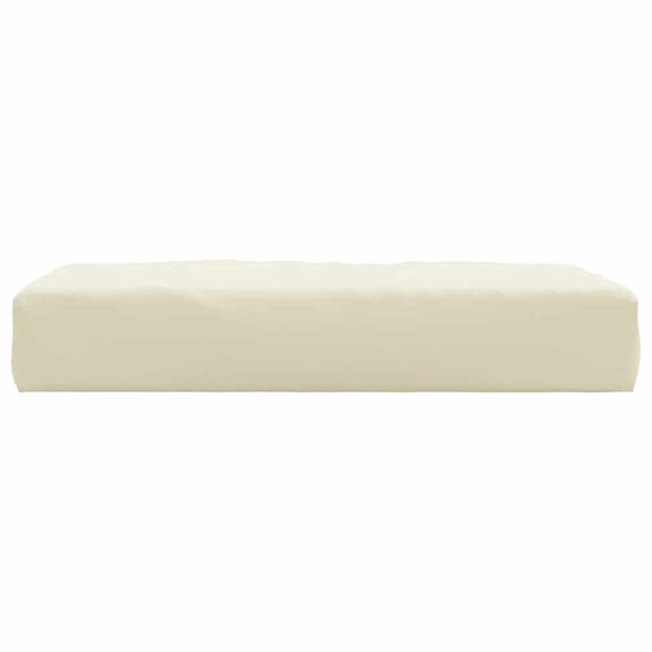 vidaXL Pallet Cushion Cream 60x60x9.5 cm Oxford Fabric