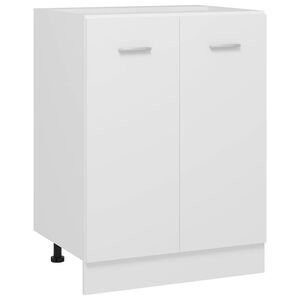 vidaXL Bottom Cabinet "Lyon" White 60x46x81,5 cm Engineered Wood