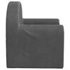 vidaXL Kids' Sofa Bed Anthracite Soft Plush
