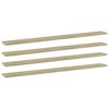 vidaXL Bookshelf Boards 4 pcs Sonoma Oak 100x10x1,5 cm Engineered Wood