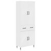 vidaXL Cabinet Set 2 pcs White Engineered Wood
