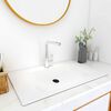vidaXL Built-in Wash Basin 800x460x130 mm SMC White