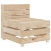 vidaXL Pallet Sofa | Natural Pine | Pinewood | Medium | Durable | Pallet Sofa