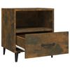 vidaXL Bedside Cabinets 2 pcs Smoked Oak Engineered Wood