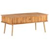 vidaXL Coffee Table | Honey | Solid Acacia Wood | 100x50x40 cm | Coffee Table