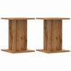 vidaXL Plant Stands 2 pcs Artisian Oak 30x30x40 cm Engineered Wood