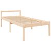 vidaXL Senior Bed without Mattress Single Solid Wood