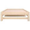 vidaXL Pull-out Day Bed without Mattress 2x(90x190) cm Solid Wood Pine