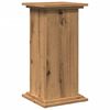 vidaXL Display Stand with Storage Artisan Oak 31x30x60 cm Engineered Wood