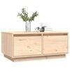 vidaXL Coffee Table 80x50x35 cm Solid Wood Pine