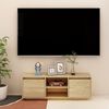 vidaXL TV Cabinet 110x30x40 cm Solid Pinewood