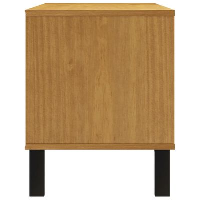 vidaXL TV Cabinet FLAM 110x40x50 cm Solid Wood Pine