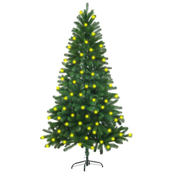 vidaXL Artificial Pre-lit Christmas Tree 150 cm Green