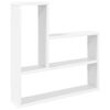vidaXL Wall Shelf White 60 x 11 x 60 cm Engineered Wood