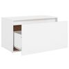 vidaXL Hall Bench 80x40x45 cm White Engineered Wood