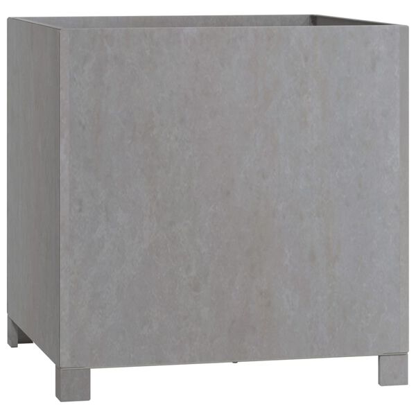 vidaXL Planter with Legs Rusty 50x50x50 cm Corten Steel