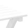 vidaXL Side Table Foldable White Solid Wood Poplar