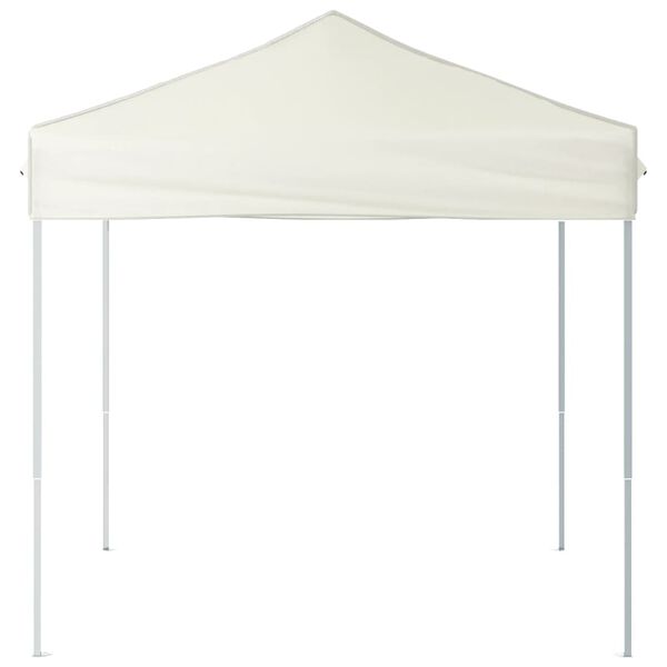 vidaXL Folding Party Tent Cream 2x2 m