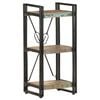 vidaXL 3-Tier Bookcase 40x30x80 cm Solid Reclaimed Wood