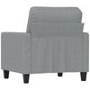 vidaXL Sofa Chair Light Grey 60 cm Fabric