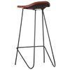 vidaXL 7 Piece Bar Set Solid Wood Acacia and Real Leather