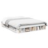 vidaXL Bed Frame without Mattress White 150x200 cm