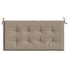 vidaXL Garden Bench Cushion Taupe 120x50x4 cm Oxford Fabric