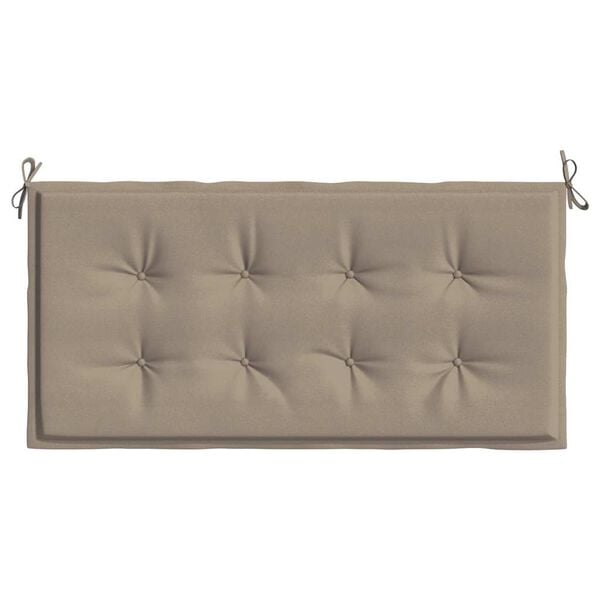 vidaXL Garden Bench Cushion Taupe 120x50x4 cm Oxford Fabric