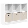 vidaXL Sideboard White 88.5 x 27.5 x 63.5 cm