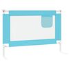 vidaXL Toddler Safety Bed Rail Blue 90x25 cm Fabric