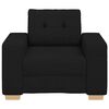 vidaXL Sofa Chair Black 100x78x80 cm Fabric