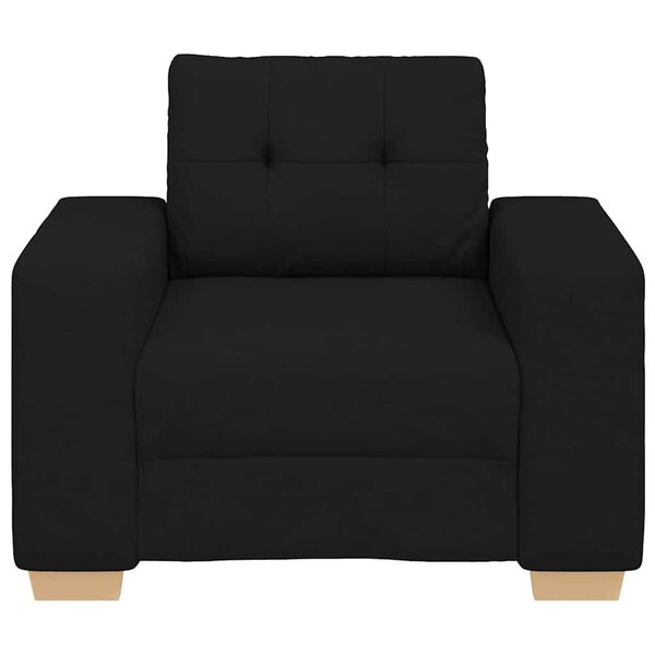 vidaXL Sofa Chair Black 100x78x80 cm Fabric
