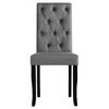vidaXL Dining Chairs 6 pcs Dark Grey Fabric
