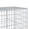 vidaXL Gabion Basket with Cover 850x100x100 cm Galvanised Iron