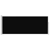 vidaXL Retractable Side Awning 120 x 300 cm Black