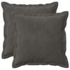 vidaXL Cushion with Pillow HOUTEN 2 pcs Dark Grey Velvet