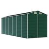 vidaXL Garden Shed Green 191x555x198 cm Galvanised Steel