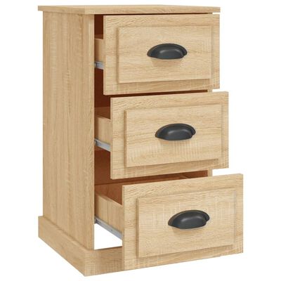 vidaXL Bedside Cabinet Sonoma Oak 39x39x67 cm Engineered Wood