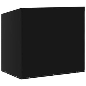 vidaXL Swing Bench Cover | Black | Polyethylene, Aluminium