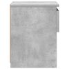 vidaXL Bedside Cabinet Concrete Grey 40x30x39 cm Engineered Wood