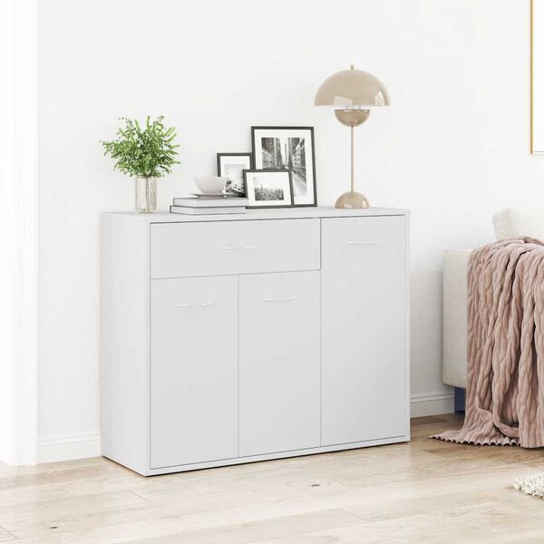 vidaXL Sideboard White 88x30x70 cm Engineered Wood