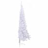 vidaXL Artificial Half Christmas Tree with Stand White 210 cm PVC